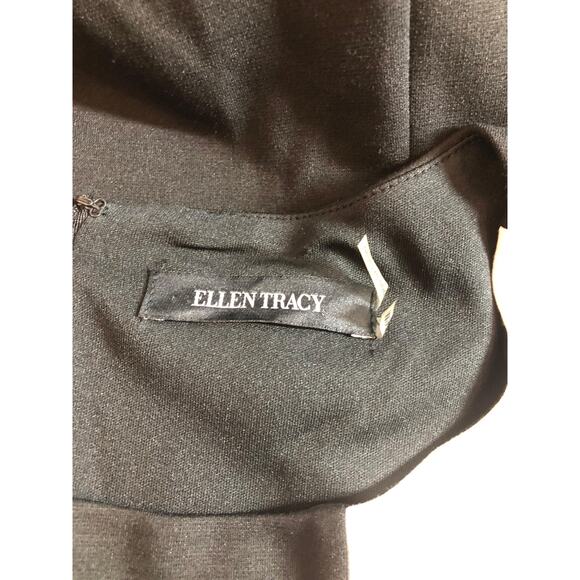 Ellen Tracy Little Black Dress 1X Sleeveless A Line Audrey Hepburn Quiet Luxury - Picture 7 of 10